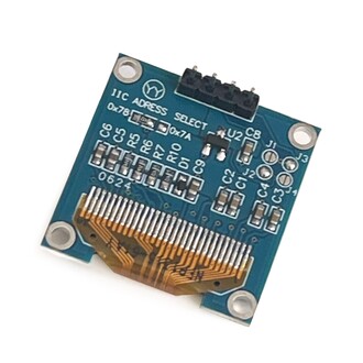 0.96" Mavi Yeşil Dual Color OLED LCD Ekran I2C IIC Communication Display - Thumbnail