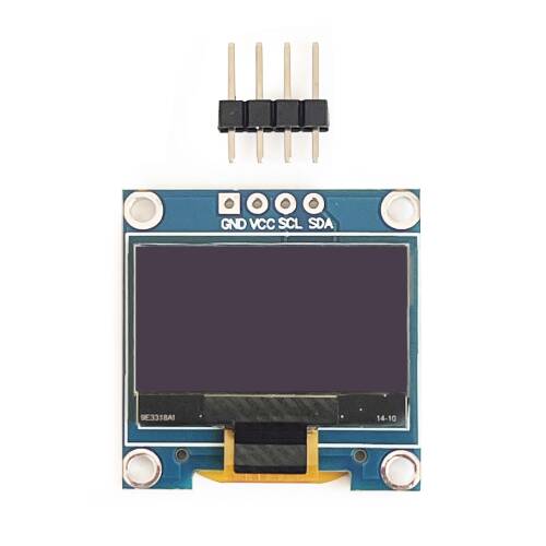 0.96" Mavi Yeşil Dual Color OLED LCD Ekran I2C IIC Communication Display - 2