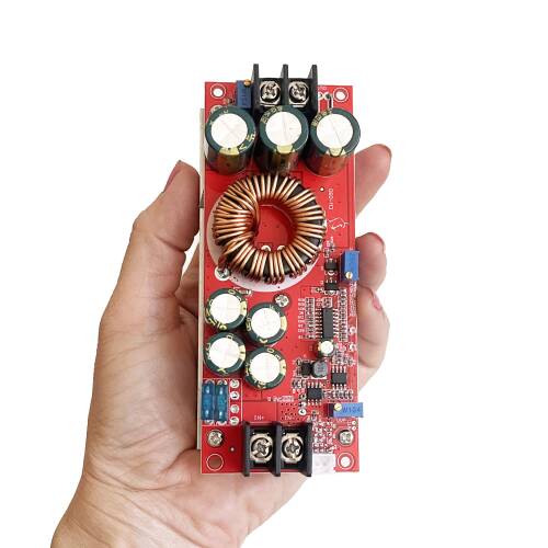 1200W Yüksek Güç DC-DC Kademeli Sabit Voltaj ve Akım Araç şarj Modülü Step-Up - 7