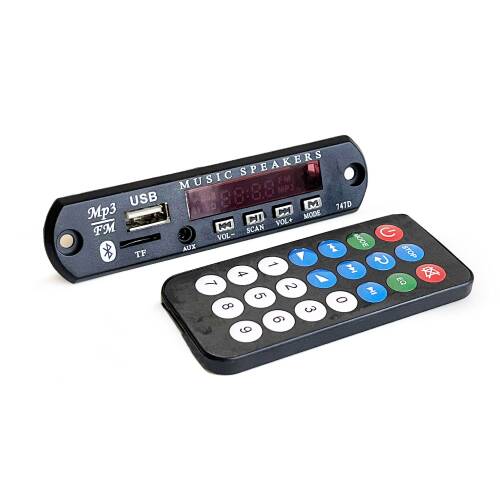 12V Kayıpsız Bluetooth 5.0 MP3 Decoder Board WAV+WMA+MP3 Super APE - 1