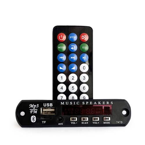 12V Kayıpsız Bluetooth 5.0 MP3 Decoder Board WAV+WMA+MP3 Super APE - 5