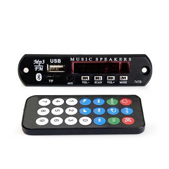 12V Kayıpsız Bluetooth 5.0 MP3 Decoder Board WAV+WMA+MP3 Super APE - 2