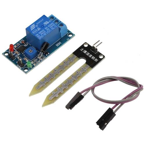 12V Toprak Nem Sensör Rölesi Ayarlı Nem Otomatil Sulama Ayar Kartı