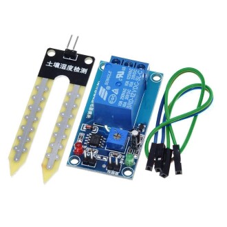 12V Toprak Nem Sensör Rölesi Ayarlı Nem Otomatil Sulama Ayar Kartı