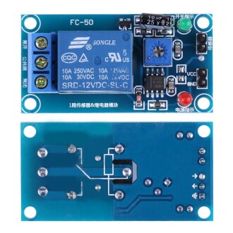 12V Toprak Nem Sensör Rölesi Ayarlı Nem Otomatil Sulama Ayar Kartı - 7