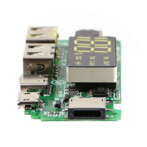 18650 Lityum Pil Şarj Modülü Dijital Göstergeli 5V2.4A 2A 1A Dual USB Çıkış