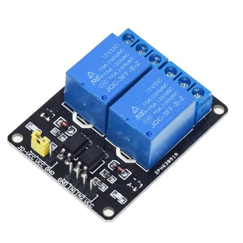 2 Yönlü Optokuplör Korumalı Röle 12V - 5