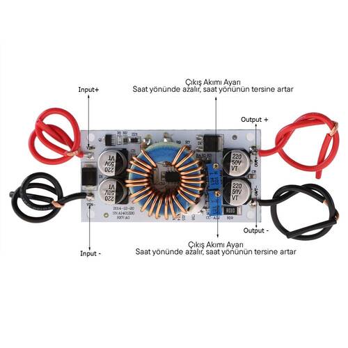 250W Sabit Akım Boost Dönüştürücü LED Sürücü Araç Laptop Güç LED Boost Driver
