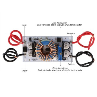 250W Sabit Akım Boost Dönüştürücü LED Sürücü Araç Laptop Güç LED Boost Driver - 5
