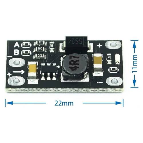 3.7V ila 12V Mini DC-DC Boost Modül 5V/8V/9V/12V Output Lityum Pil Boost - 3