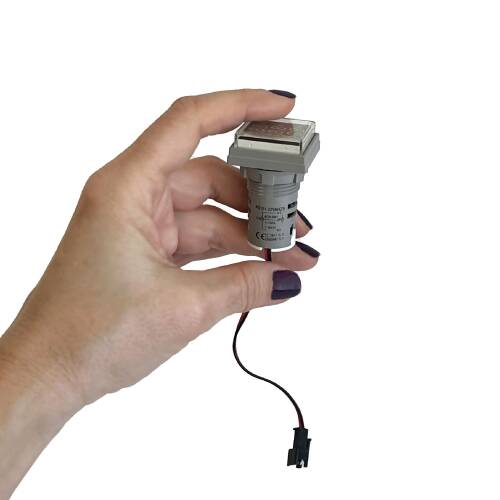 3'lü Volt Amper Hertz Ölçüm Voltmetre AC60-500V 0-100A 20-75Hz - 4