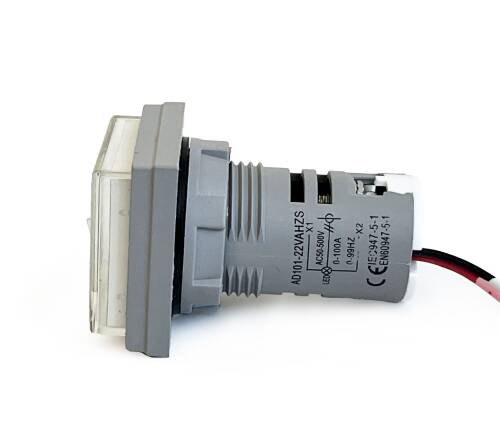 3'lü Volt Amper Hertz Ölçüm Voltmetre AC60-500V 0-100A 20-75Hz - 7