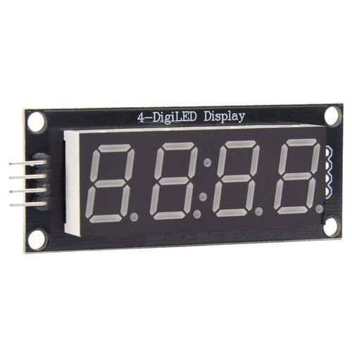 4 Basamaklı LED Gösterge Modülü 7-segment TM1637