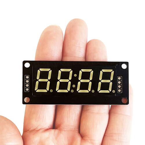 4 Basamaklı LED Gösterge Modülü 7-segment TM1637