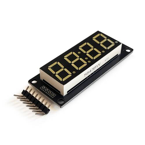 4 Basamaklı LED Gösterge Modülü 7-segment TM1637