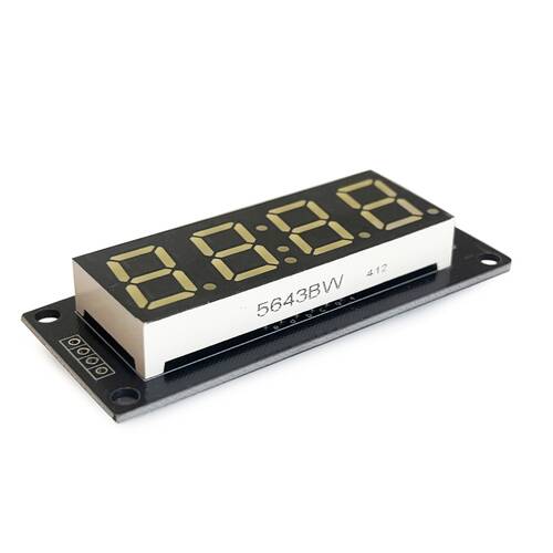 4 Basamaklı LED Gösterge Modülü 7-segment TM1637