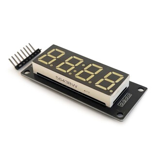 4 Basamaklı LED Gösterge Modülü 7-segment TM1637 - 7