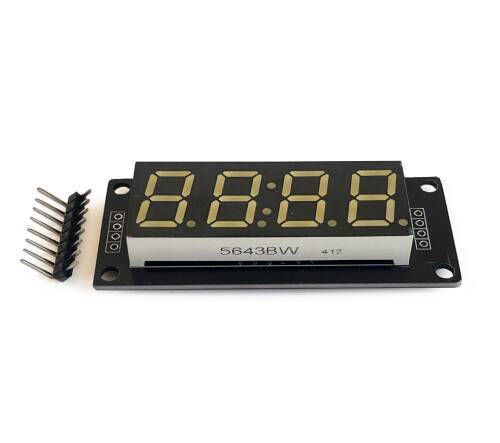 4 Basamaklı LED Gösterge Modülü 7-segment TM1637 - 8