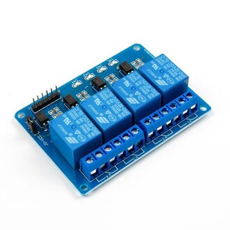 Aek-Tech - 4 Yönlü Röle Optocoupler Gösterge Işıklı Output 12V