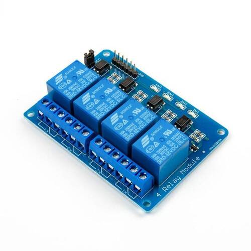 4 Yönlü Röle Optocoupler Gösterge Işıklı Output 12V