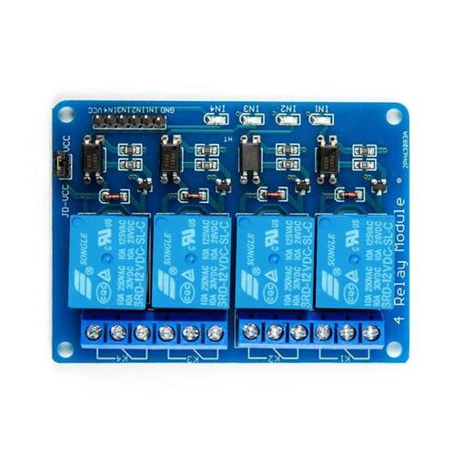4 Yönlü Röle Optocoupler Gösterge Işıklı Output 12V