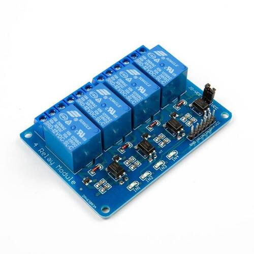 4 Yönlü Röle Optocoupler Gösterge Işıklı Output 12V - 6