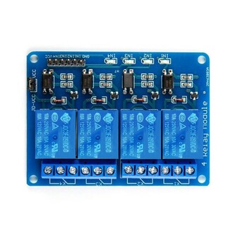 4 Yönlü Röle Optocoupler Gösterge Işıklı Output 5V - Thumbnail