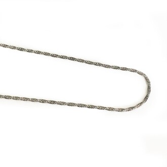55 cm Gümüş Zincir - Thumbnail