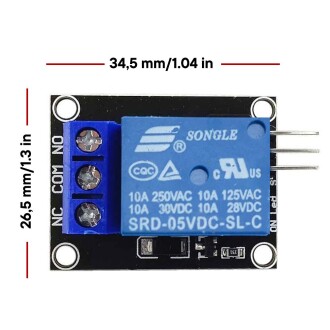 5V Röle Kartı KY-019 1-way Relay Module - 4