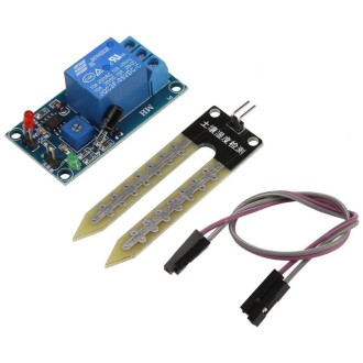 5V Toprak Nem Sensör Rölesi Ayarlı Nem Otomatil Sulama Ayar Kartı - 10