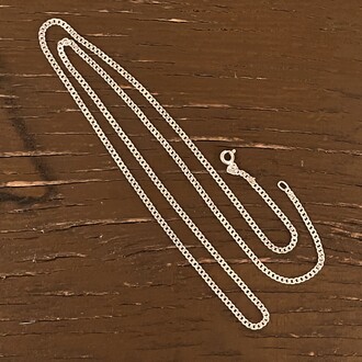 Handicraft - Sterling Silver Chain 60 cm Thick