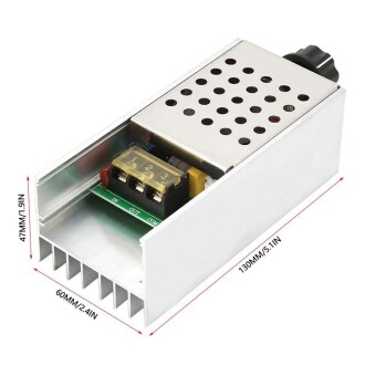 6000W Yüksek Güç Elektronik Voltaj Regülatör Modülü Hız Sıcaklık Kontrol Koruyuculu - 4