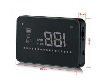 A-200 HUD Cama Yansıyan OBD2 Araç İçi Gösterge - 4