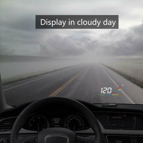 A-200 HUD Cama Yansıyan OBD2 Araç İçi Gösterge - 6