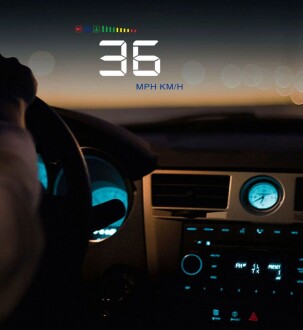 A-200 HUD Cama Yansıyan OBD2 Araç İçi Gösterge - 7