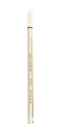 ACHEM 0-100 Ethyl Alcohol Hydrometer Long Form