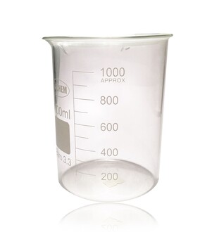 ACHEM 1000ml Glass Beaker Short Form - 2