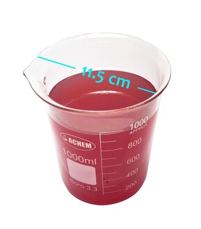 ACHEM 1000ml Glass Beaker Short Form - 7