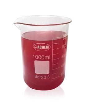 ACHEM 1000ml Cam Beher Kısa Form - 3