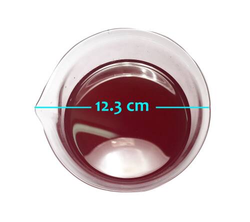 ACHEM 1000ml Cam Beher Kısa Form - 6