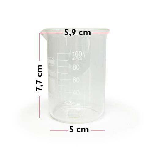 ACHEM 100ML Cam Beher - 7