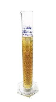 ACHEM 250ml Cam Mezür Uzun Form Mavi Skala - 3