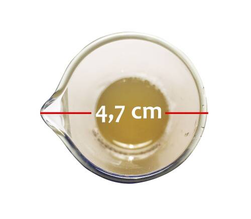 ACHEM 250ml Cam Mezür Uzun Form Mavi Skala - 6