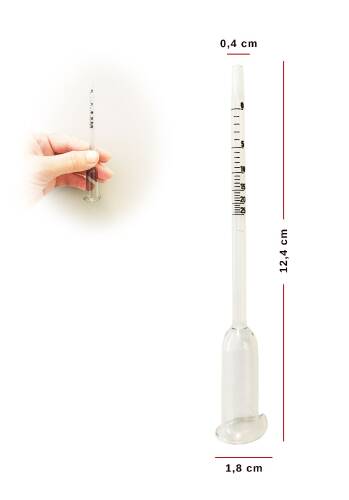 ACHEM Vinometre 0-25 Şarap Ölçer - 8