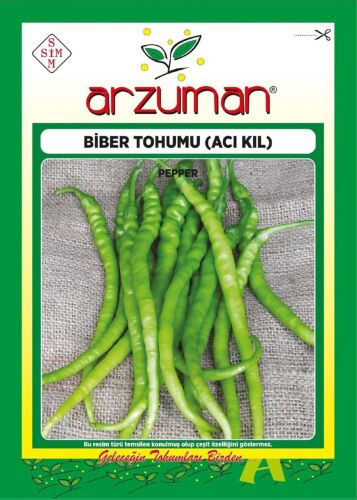 Acı Kıl Biber Tohumu 10 Gr - 1