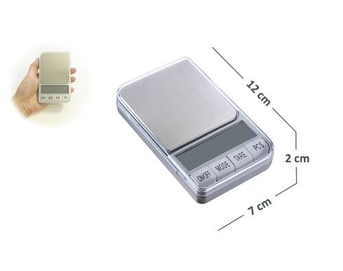 AEK-Tech 100g 0.01g Dijital Hassas Cep Terazi Taşınabilir Kapaklı - 3