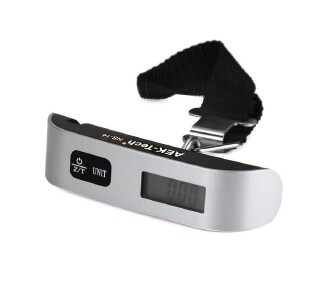 AEK-Tech 50kg Askılı El Bagaj Seyahat Tartısı Terazi Işıklı - 4