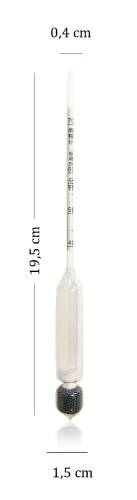 AEK-Tech Ahşap Kutulu Alkolmetre ve Mezür Seti 0-40-70-100 - 6