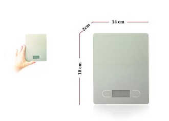 AEK-Tech C310 Dijital Hassas Mutfak Tartısı Terazi 5kg 1g Çözünürlük - 4