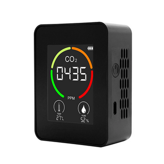 AEK-Tech - AEK-Tech CO2 Dedektörü Taşınabilir 400-6000ppm Ev Ofis Sera Hava Kalitesi Ölçüm Cihazı Şarjlı